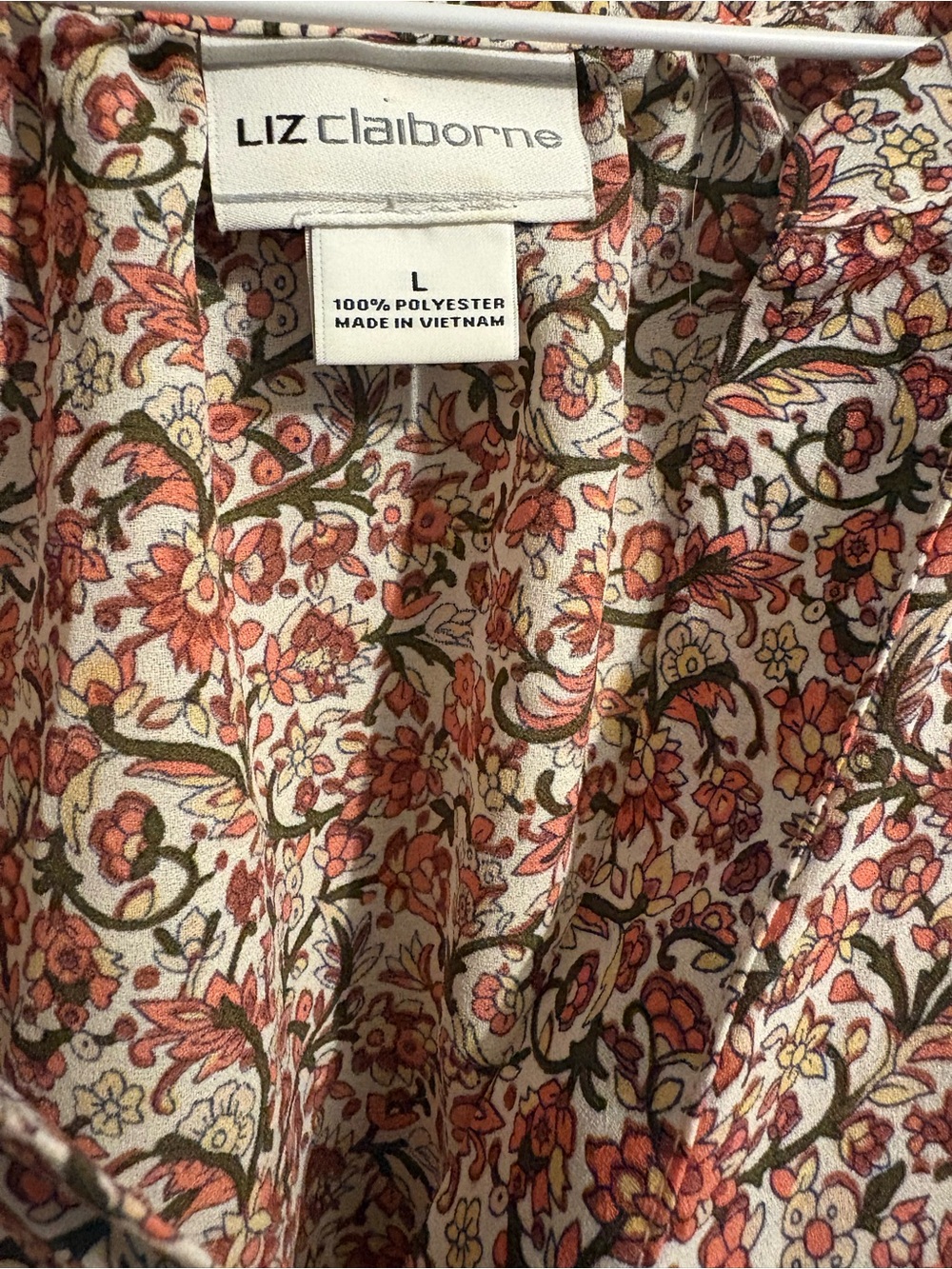 Liz Claiborne Lightweight Flowy Blouse - Picture 2 of 4